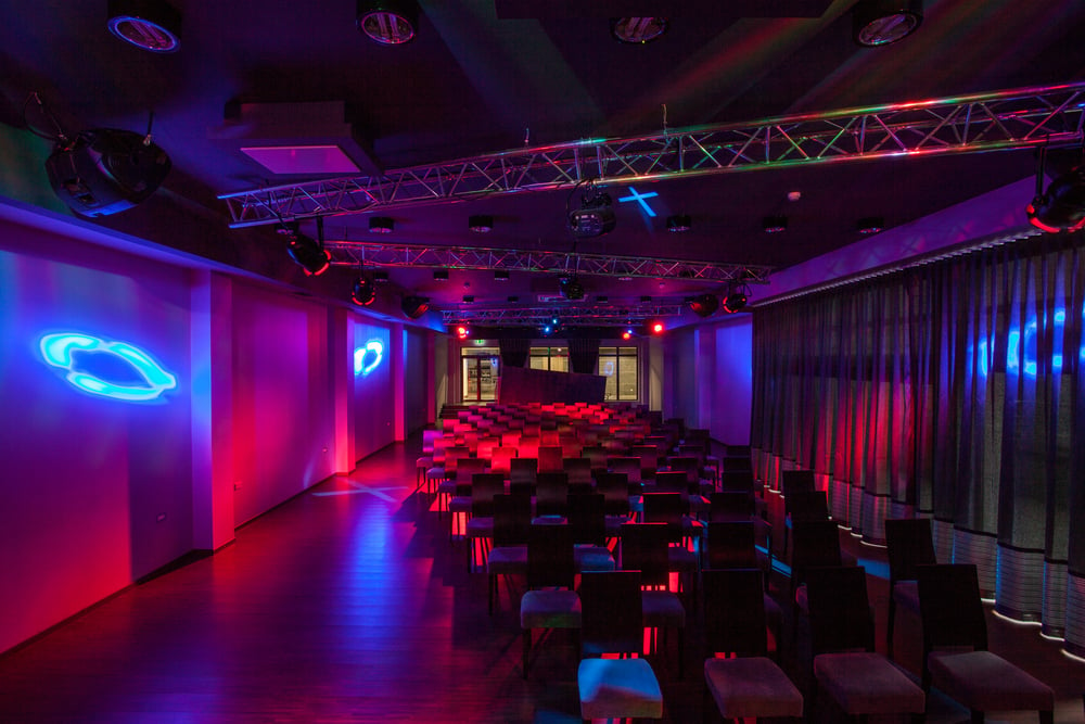 Interior of a modern events venue